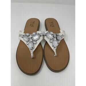 WLK By S. Miller Nyles Embellished Sandals Women's Size 10M